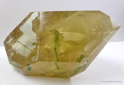 Citrine with Tourmaline