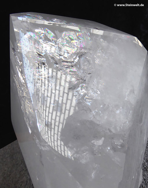 Bergkristall Spitze AA Qualität Höhe 80 mm 82 g geschliffen /& poliert 258