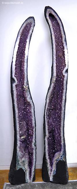 Amethystdrusen Paar