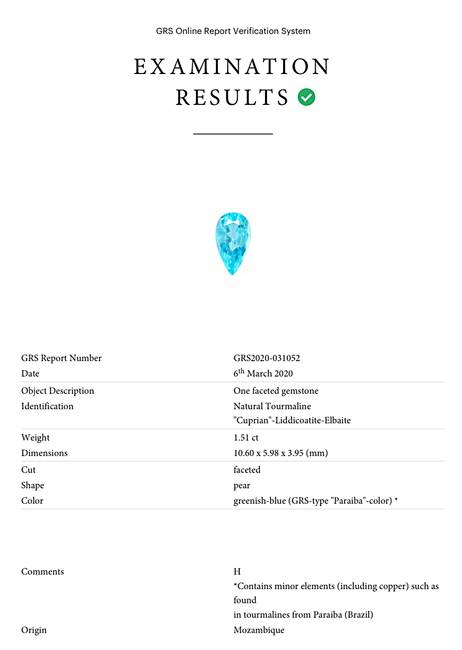 paraiba turmalin