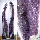 Amethystdrusen Paar 2.28m