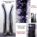 Amethystdrusen Paar 2.05m