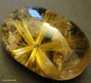 Gold Rutil Stern Rutilquarz 104ct.